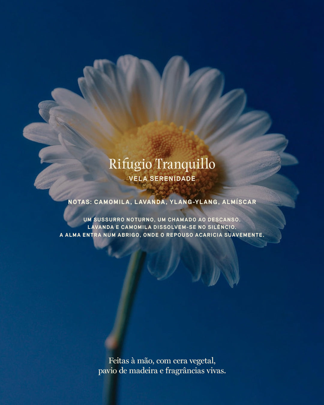 Vela Aromática 100% Vegetal e Artesanal Rifugio Tranquillo (Serenidade) 262ml