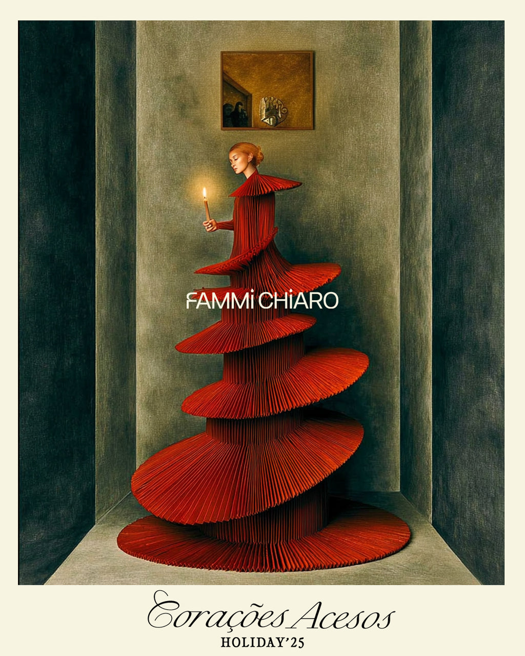 Velas De Natal em Formato De Árvore l Aromática, 100% Vegetal e Artesanal