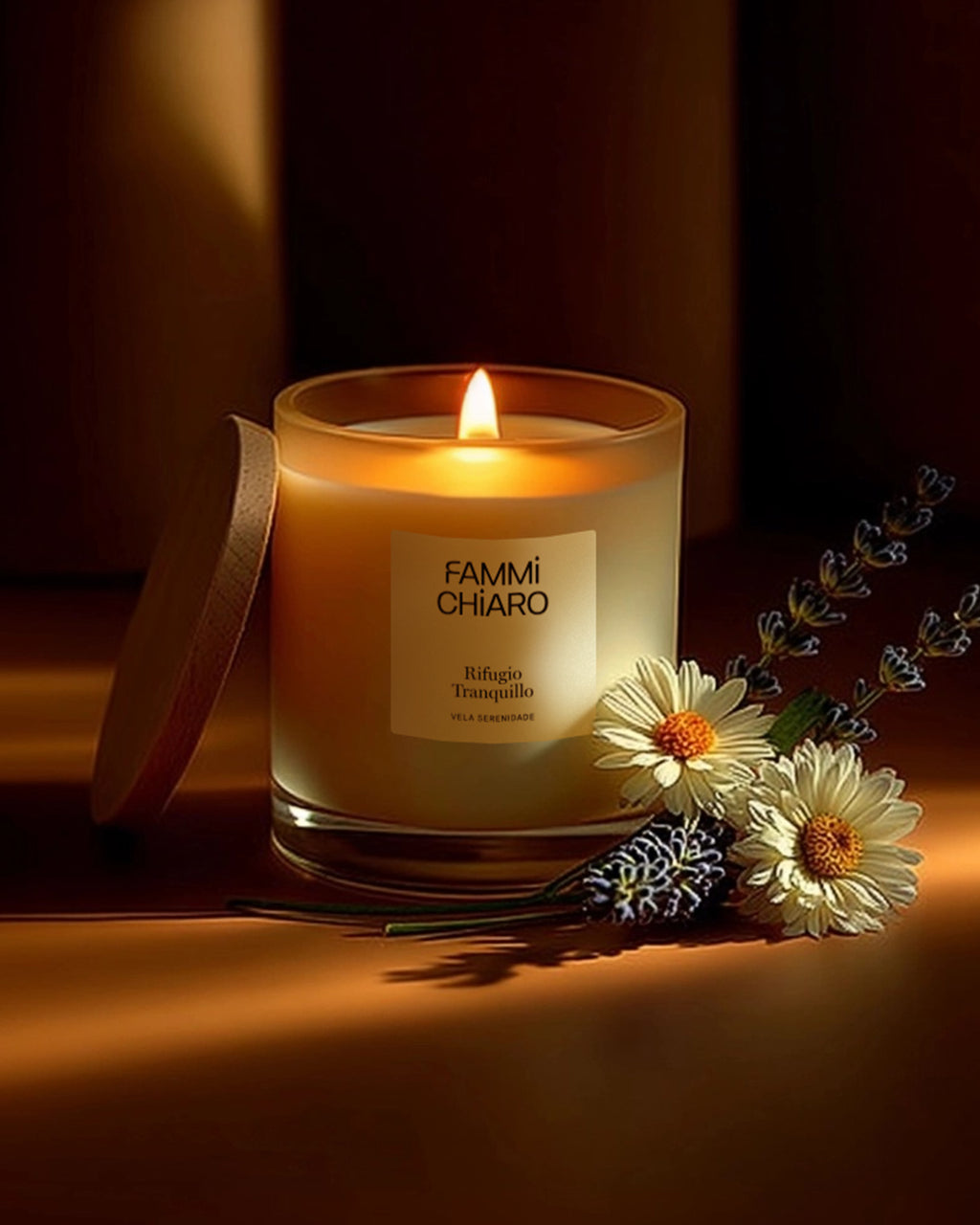 Vela Aromática 100% Vegetal e Artesanal Rifugio Tranquillo (Serenidade) 262ml