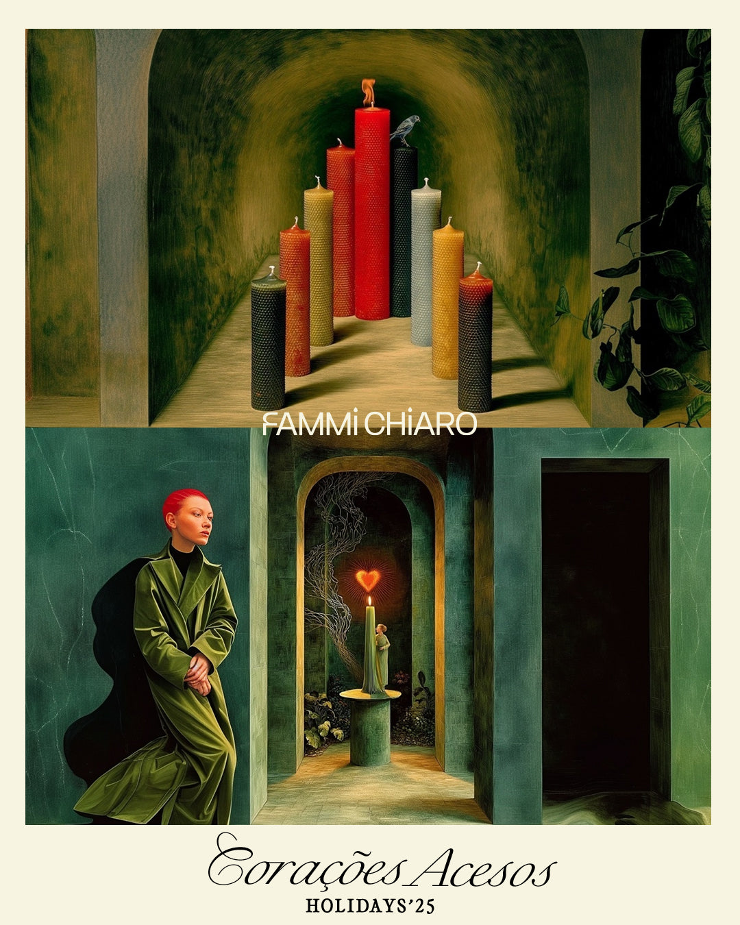 Velas de Réveillon — As 12 Cores do Novo Ciclo l Cera Alveolada em Folhas Multicolor