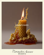 Velas Alveoladas  — As 12 Cores com Cera Alveolada