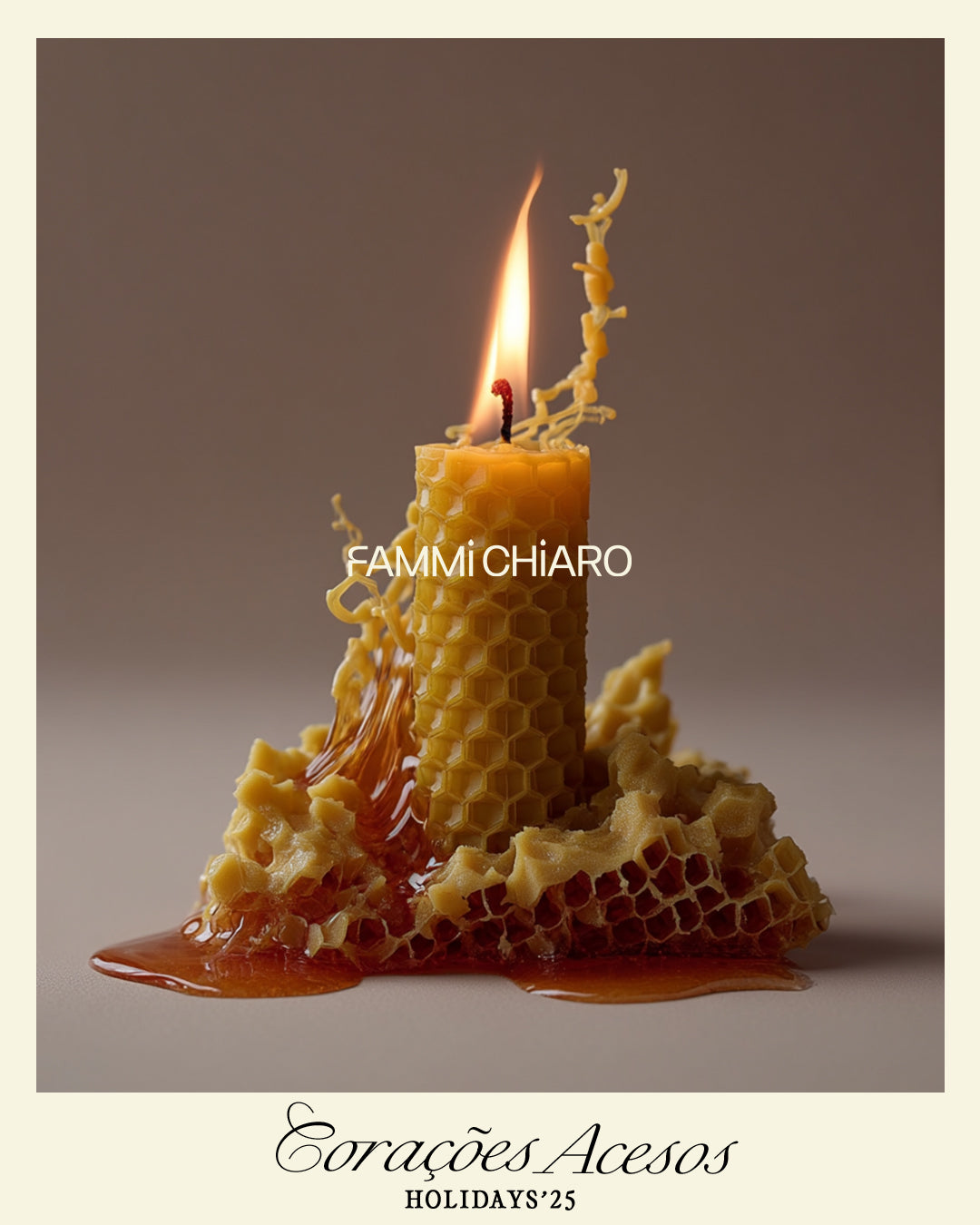 Velas de Réveillon — As 12 Cores do Novo Ciclo l Cera Alveolada em Folhas Multicolor