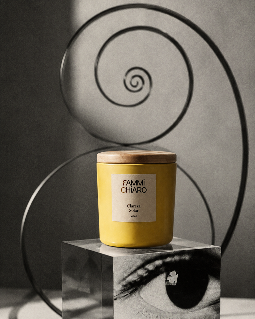 Clareza Solar · Visão · Vela Aromática Vegetal Artesanal 262 ml