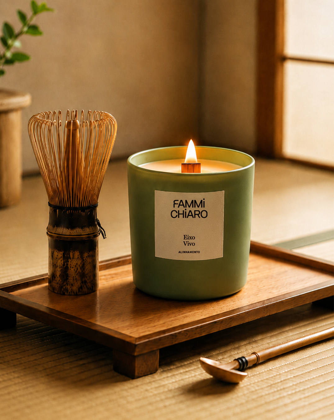 Eixo Vivo · Alinhamento · Vela Aromática Vegetal Artesanal 262 ml