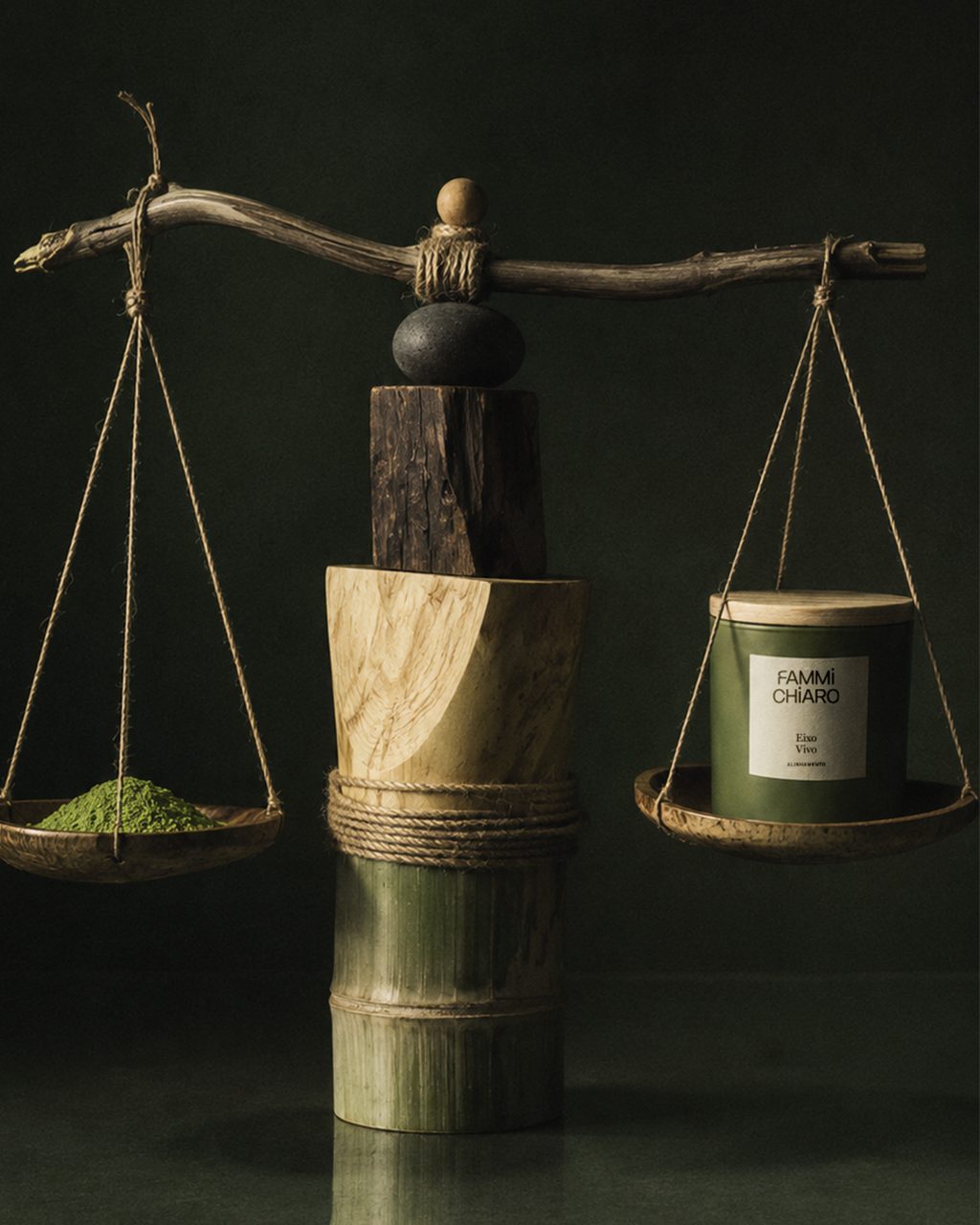 Eixo Vivo · Alinhamento · Vela Aromática Vegetal Artesanal 262 ml