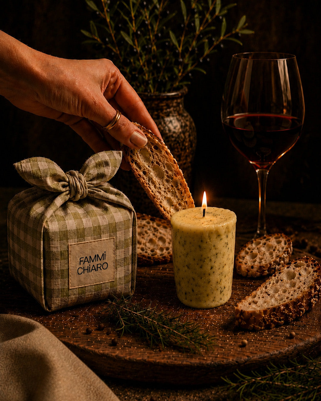 Vela Comestível  · MANTEIGA CACAO DEL FUOCO