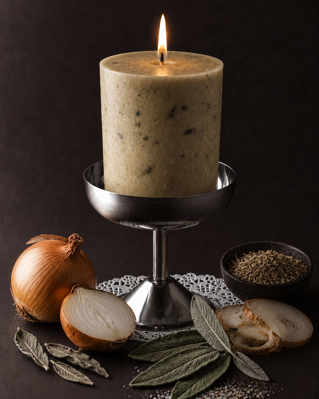 Vela Comestível  · MANTEIGA SALVIA D’ORO