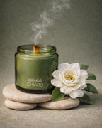 Presenza Bianca · VELA DE JASMIM. Aromática 100% Vegetal e Artesanal (200ml)