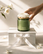 Presenza Bianca · VELA DE JASMIM. Aromática 100% Vegetal e Artesanal (200ml)