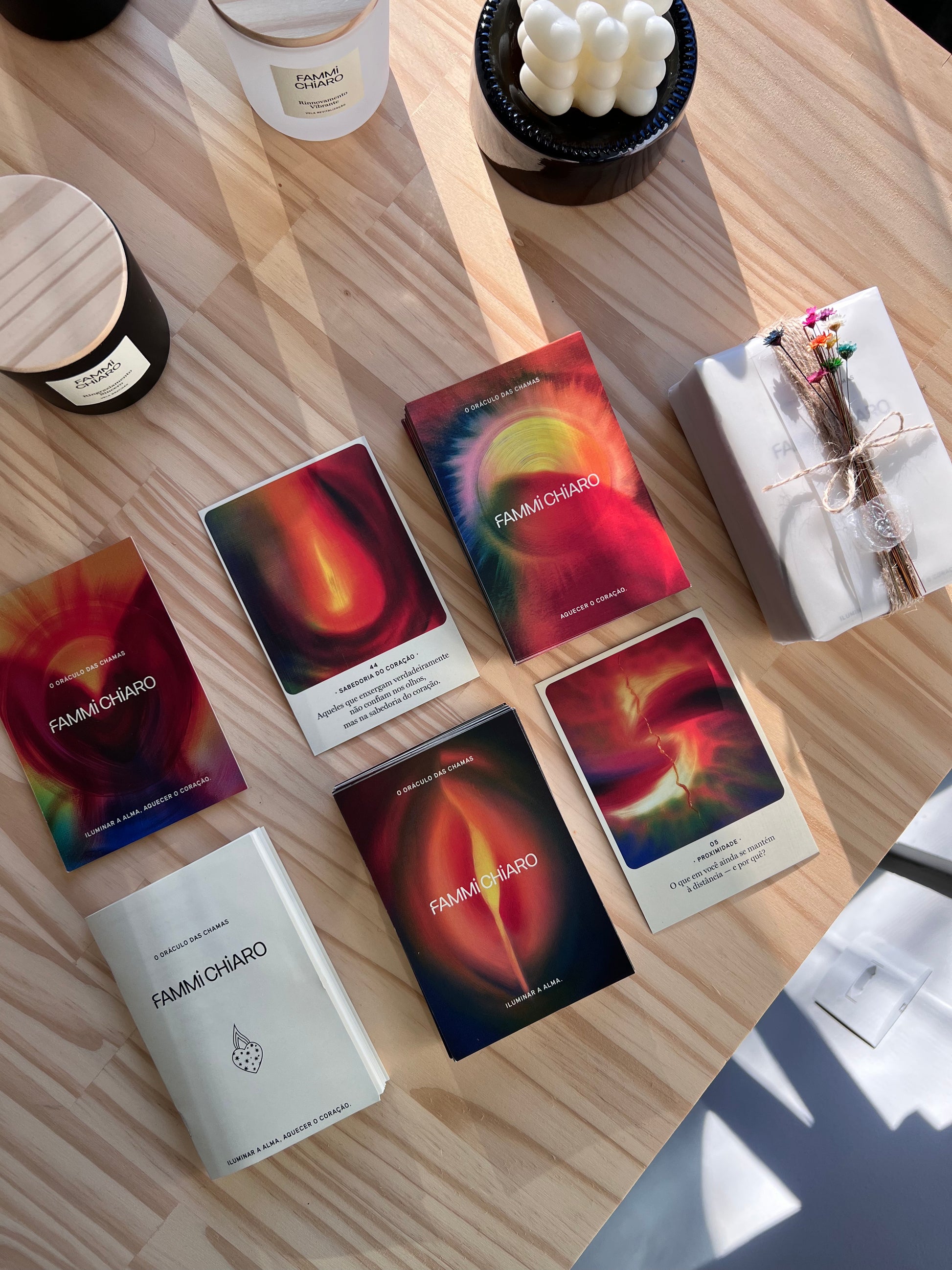 O Oráculo das Chamas: Iluminar a Alma. Aquecer o Coração.