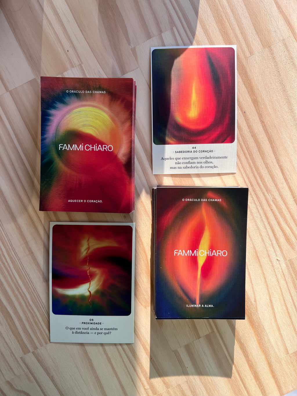 O Oráculo das Chamas: Iluminar a Alma. Aquecer o Coração.