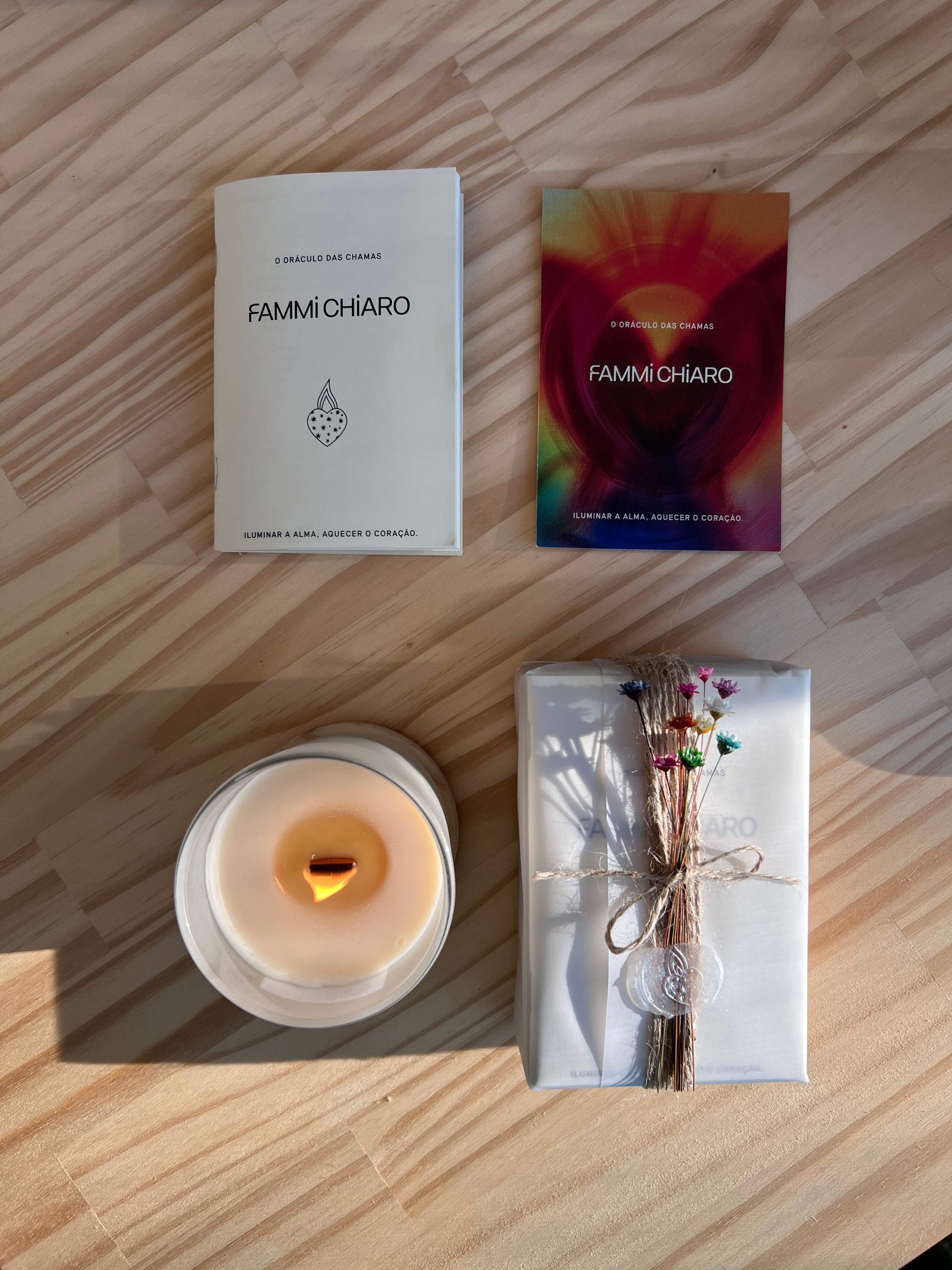 O Oráculo das Chamas: Iluminar a Alma. Aquecer o Coração.