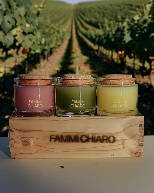 Coleção da Serra · Kit com 3 Velas Aromáticas 100% Vegetais e Artesanais