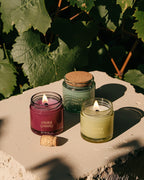 Coleção da Serra (Kit com 3 Velas Artesanais) Aromática 100% Vegetal e Artesanal