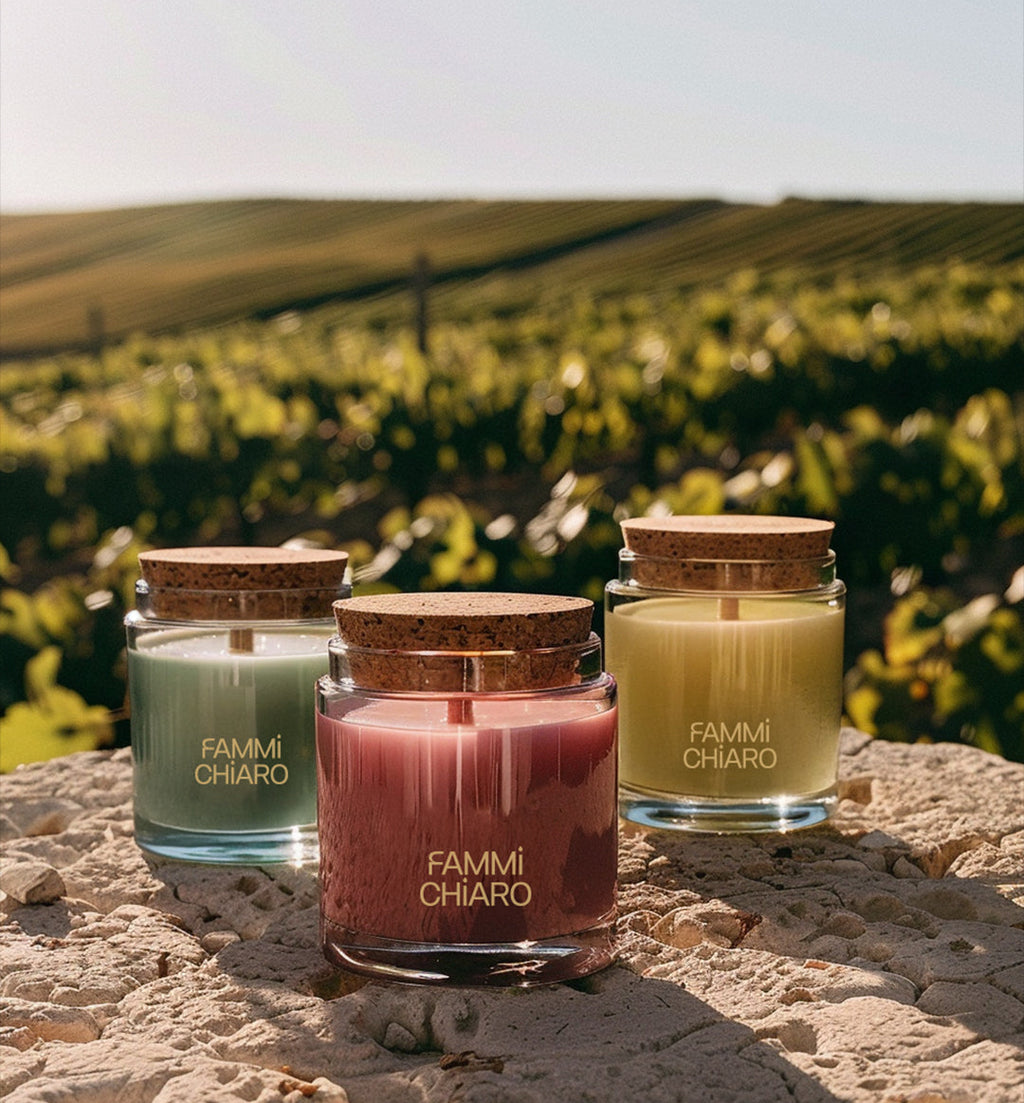 Borbulhas da Serra (Vela de Espumante) Aromática 100% Vegetal e Artesanal · 100ml