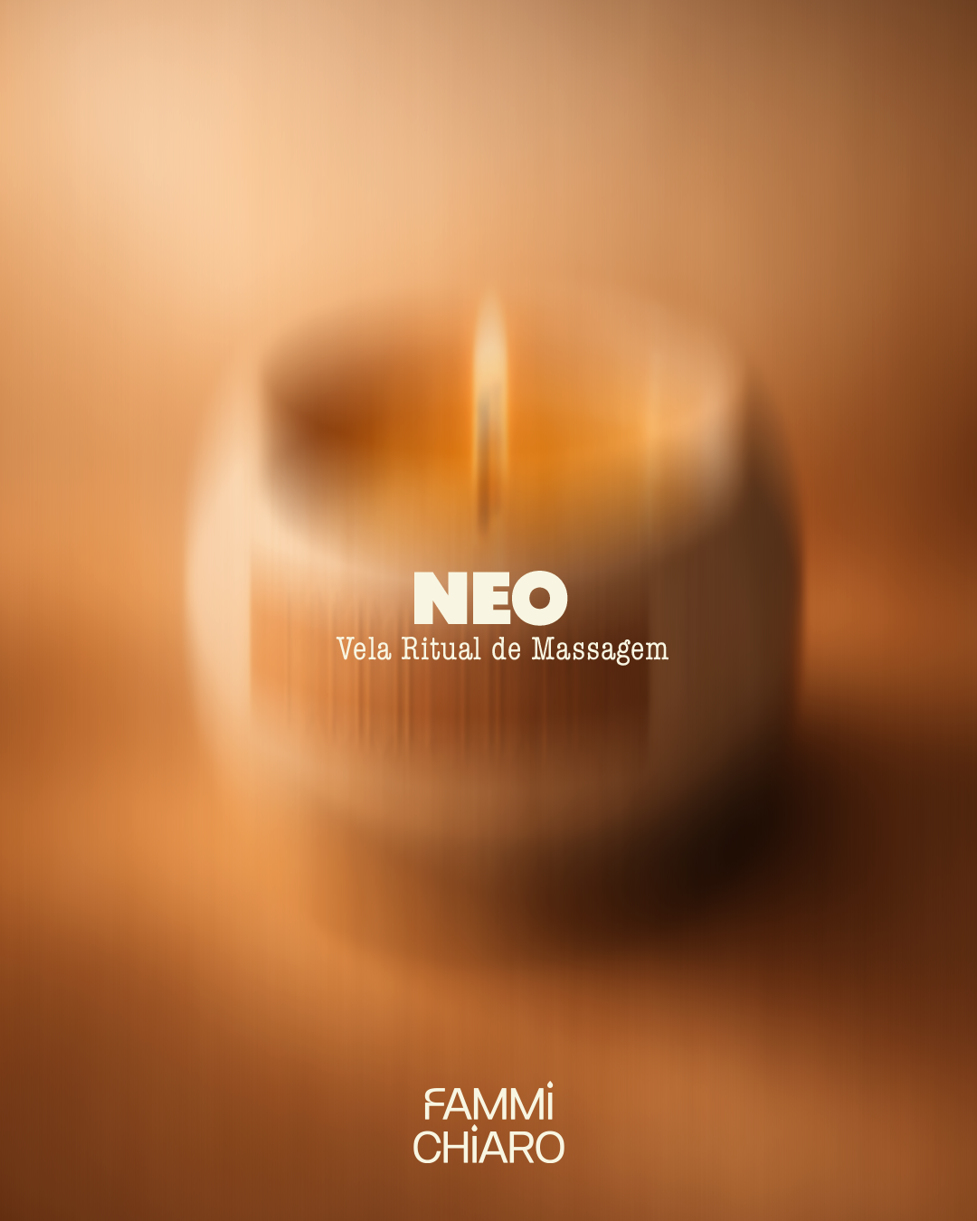 NEO · Vela Ritual de Massagem · Aromática 100% Vegetal e Artesanal (150ml)