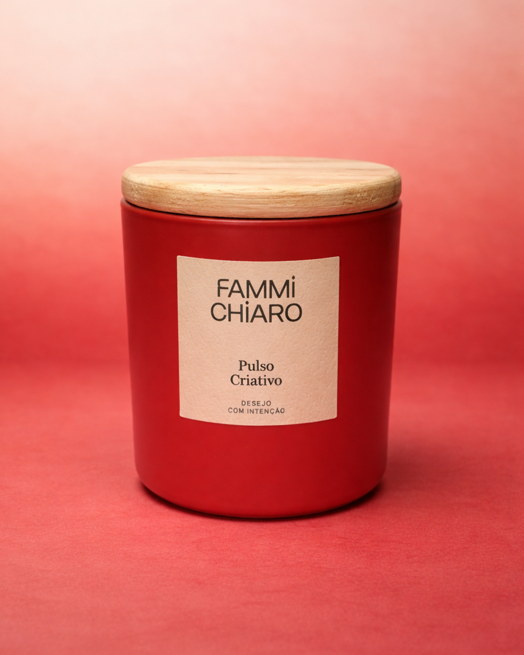 Pulso Criativo · Desejo com Intenção · Vela Aromática Vegetal Artesanal 262 ml