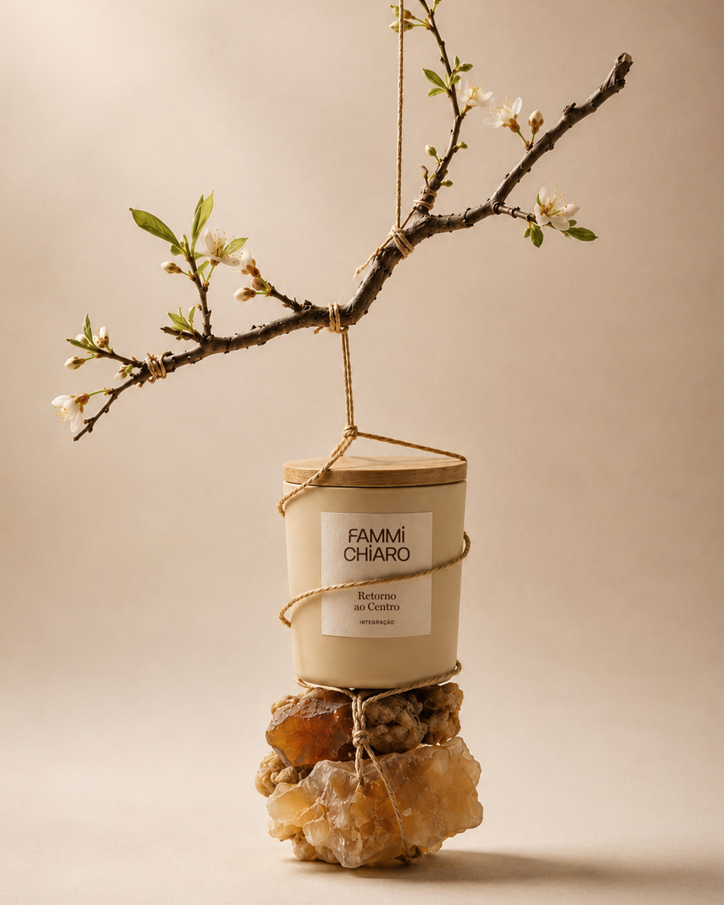 Retorno ao Centro · Integração · Vela Aromática Vegetal Artesanal 262 ml