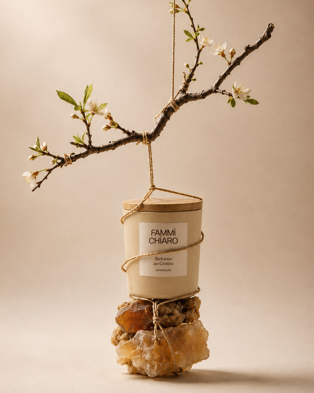 Retorno ao Centro · Integração · Vela Aromática Vegetal Artesanal 262 ml
