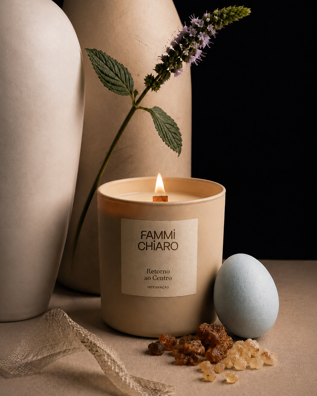 Retorno ao Centro · Integração · Vela Aromática Vegetal Artesanal 262 ml