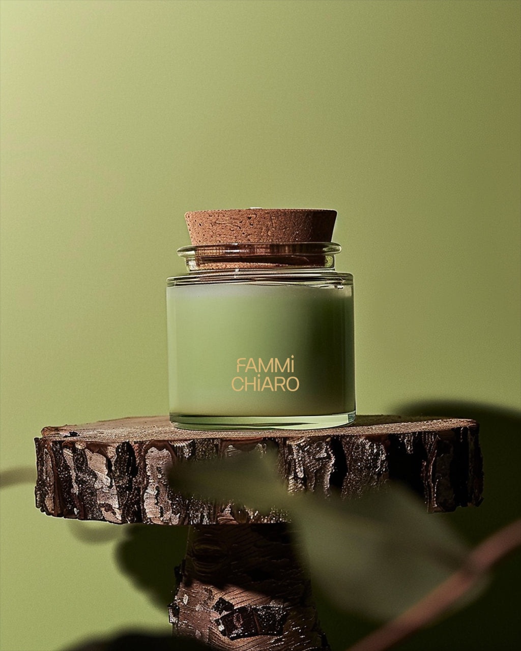 Sopro das Raízes (Vela de Erva-Mate) Aromática 100% Vegetal e Artesanal · 100ml