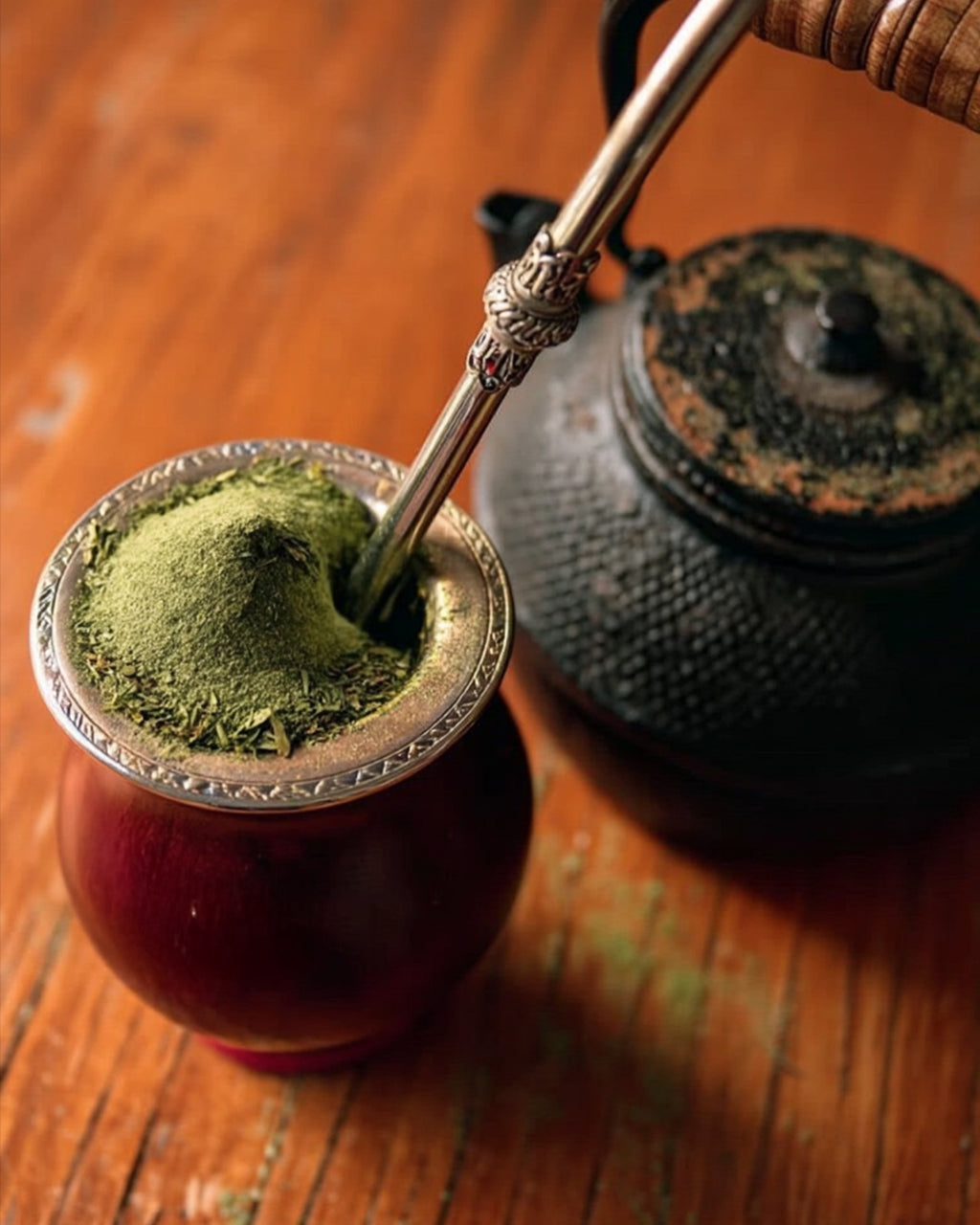 Sopro das Raízes (Vela de Erva-Mate) Aromática 100% Vegetal e Artesanal · 100ml