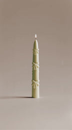 Velas De Natal em Formato De Castiçal Laços l Aromática, 100% Vegetal e Artesanal