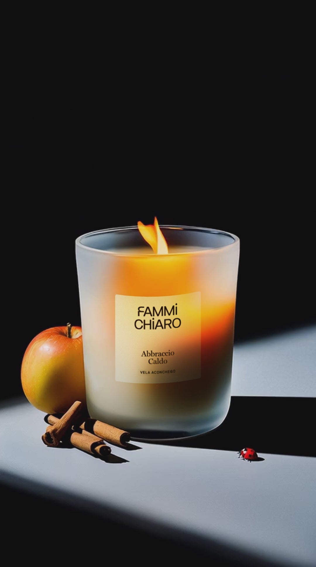 Vela Aromática 100% Vegetal e Artesanal Abbraccio Caldo (Aconchego) 262ml