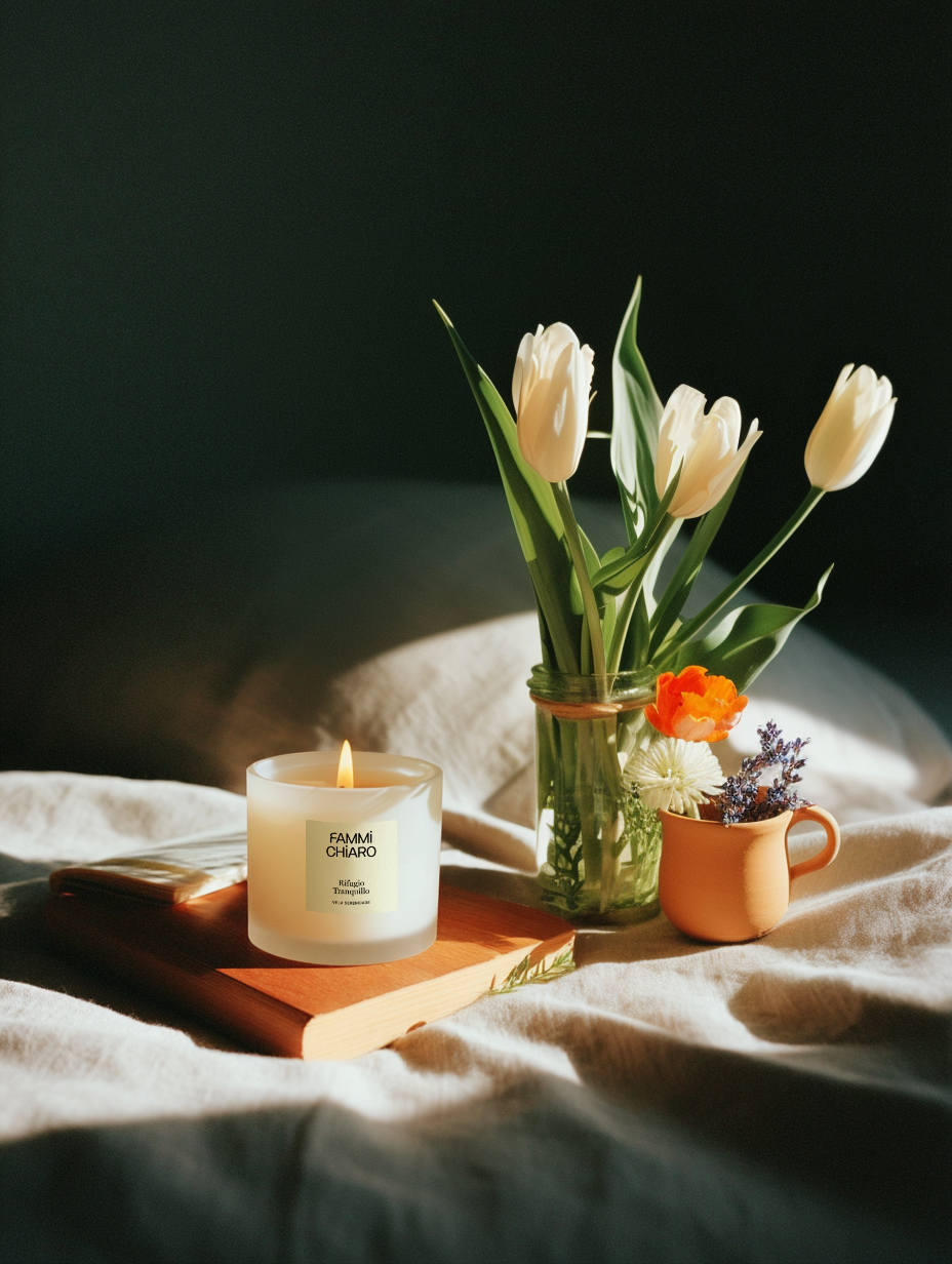 Vela Aromática 100% Vegetal e Artesanal Rifugio Tranquillo (Serenidade) 262ml